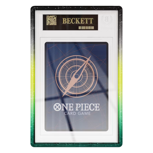 Limited Edition Graded Guard Vortex, back view with BGS slab