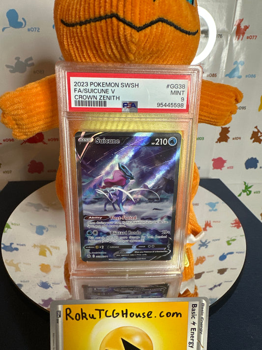 PSA 9 Suicune V - Crown Zenith