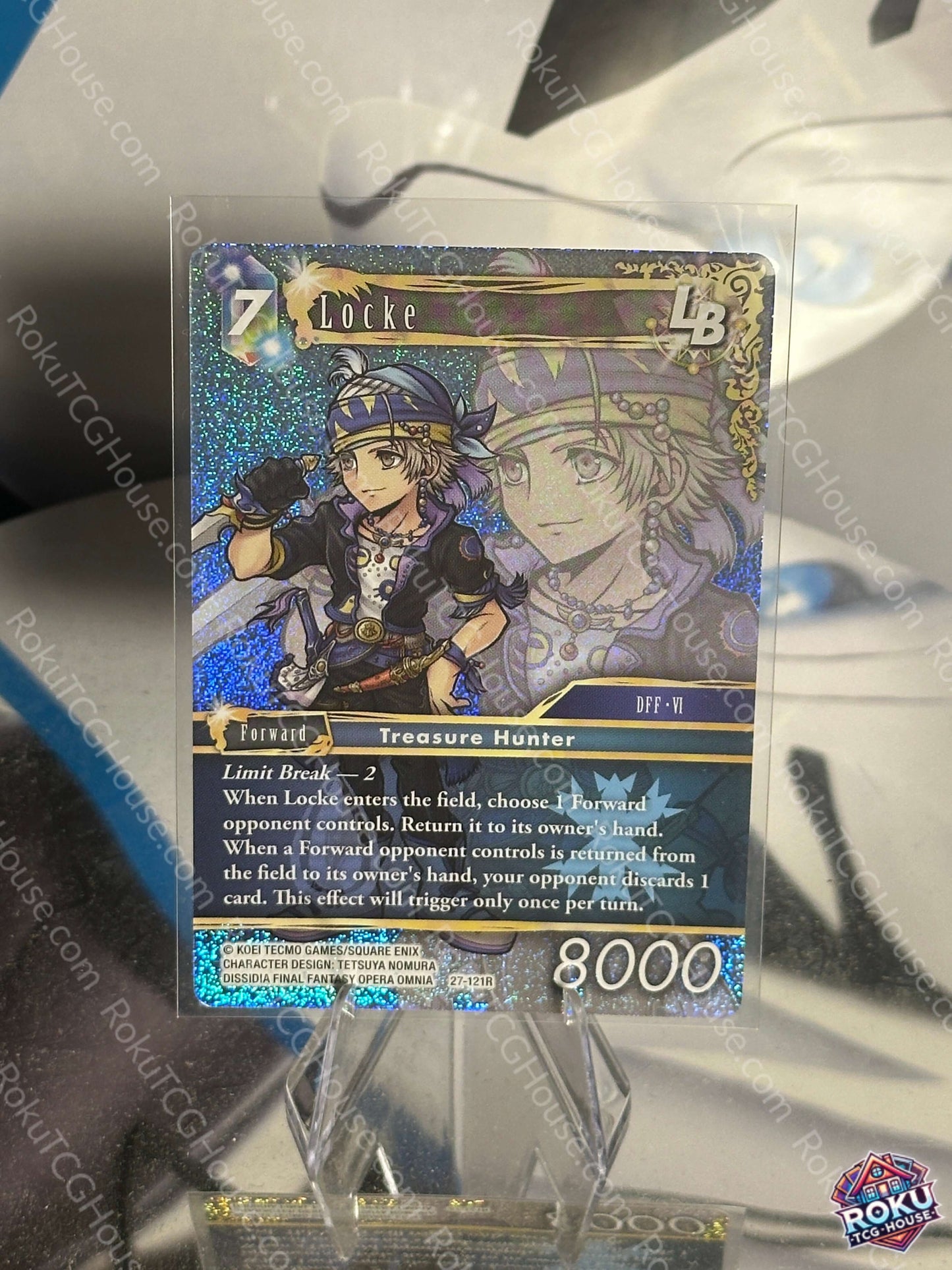 Locke (Holo) - Journey of Discovery - Final Fantasy Card (NM)