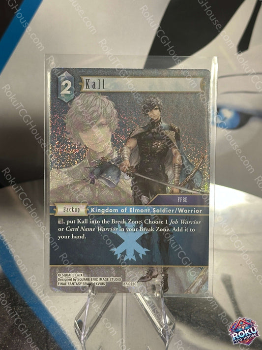 Kall (Holo) - Journey of Discovery - Final Fantasy Card (NM)