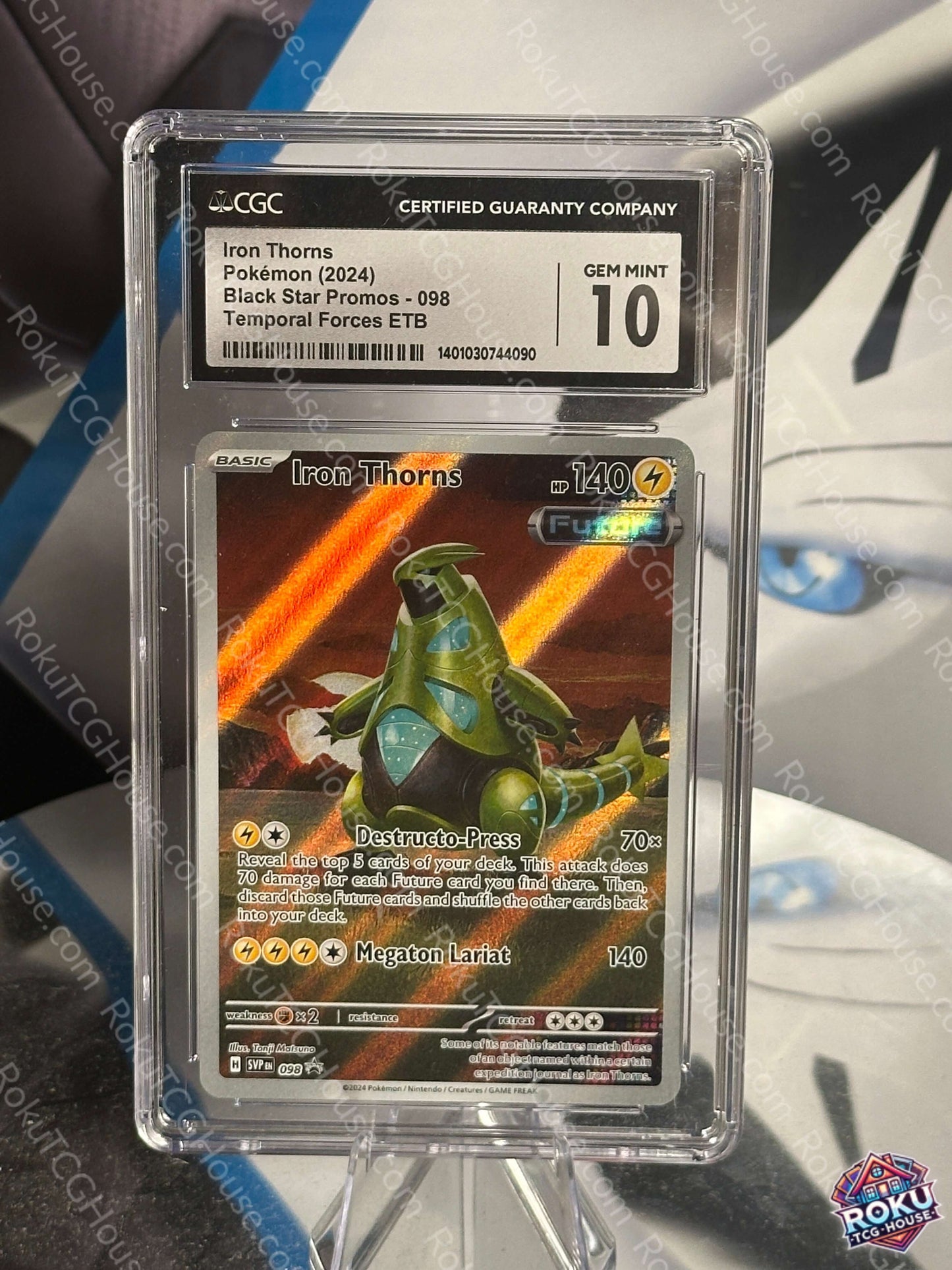 Iron Thorns (ETB Promo) - SV:Promo - Pokemon Card (CGC 10)