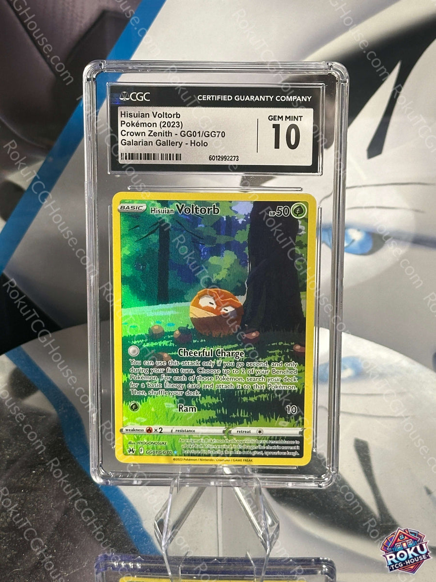 Hisuian Voltorb - Crown Zenith - Pokemon Card (CGC 10)