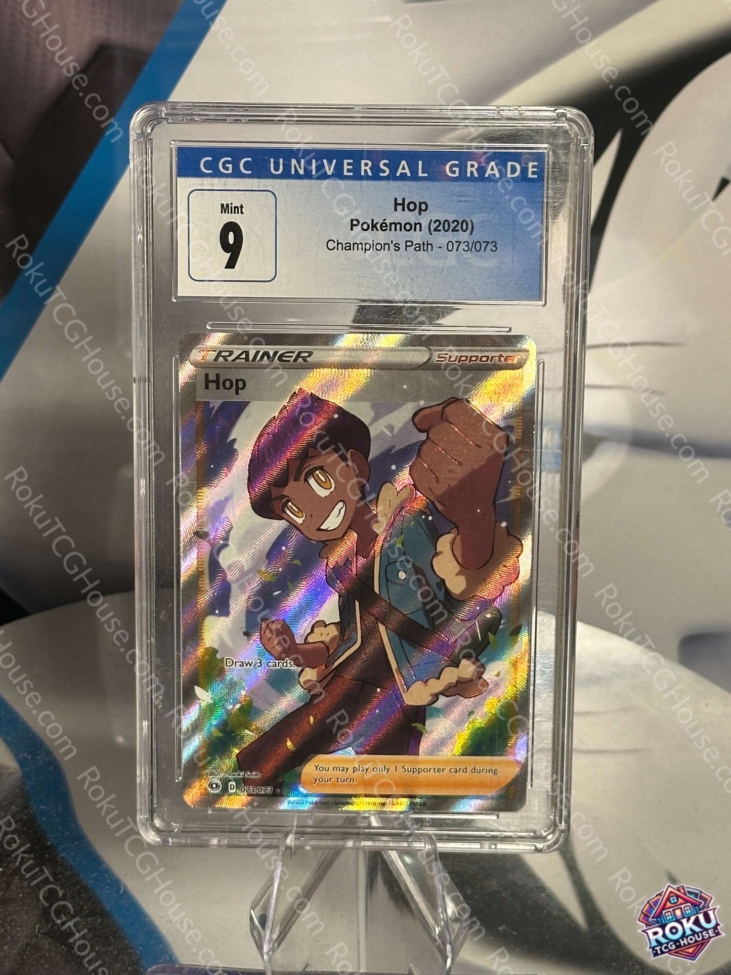 Hop - Champion's Path - Pokemon Card (CGC 9)