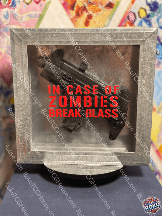 Uzi Zombies Prop Gun Display