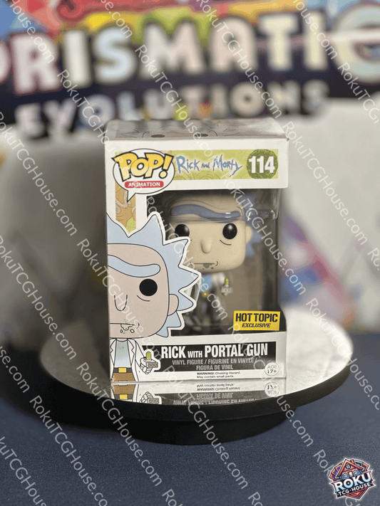 Rick w/ Portal Gun - Rick & Morty #114 - Funko Pop! Vinyl Figure (Medium Box Wear)