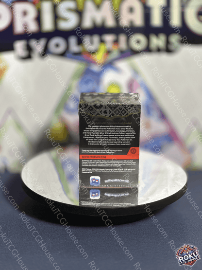 Back of Paldean Fates – Pokémon TCG Booster Bundle.