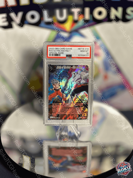 Realm of the Gods - Ultra Instinct - Realm of the Gods - Dragon Ball Super Card (PSA 10)