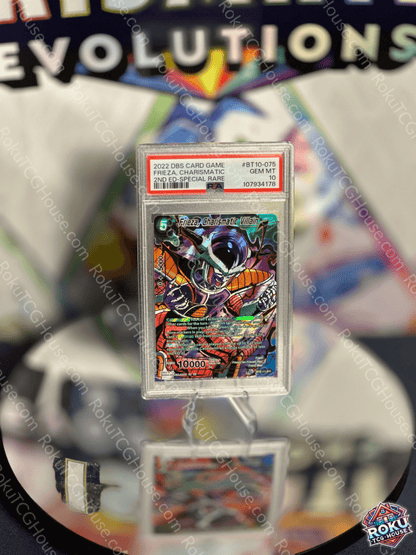 Frieza, Charismatic Villain - Rise of the Unison Warrior - Dragon Ball Super Card (PSA 10)