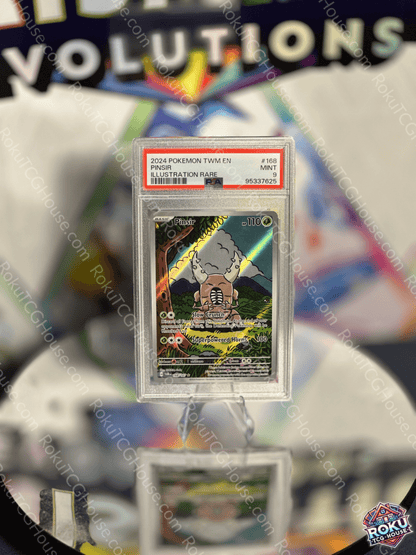 Front of Pinsir – Twilight Masquerade – Pokémon Card (PSA 9).