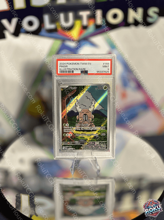 Front of Pinsir – Twilight Masquerade – Pokémon Card (PSA 9).