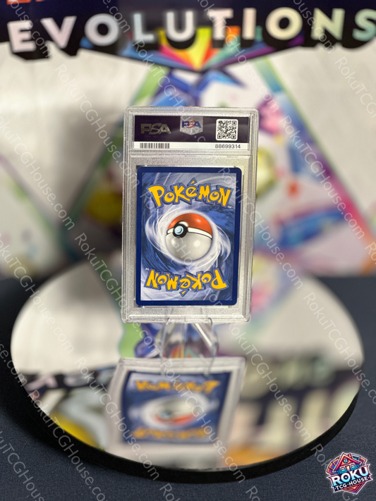 Back of Arven – Scarlet & Violet: Base – Pokémon Card (PSA 10).
