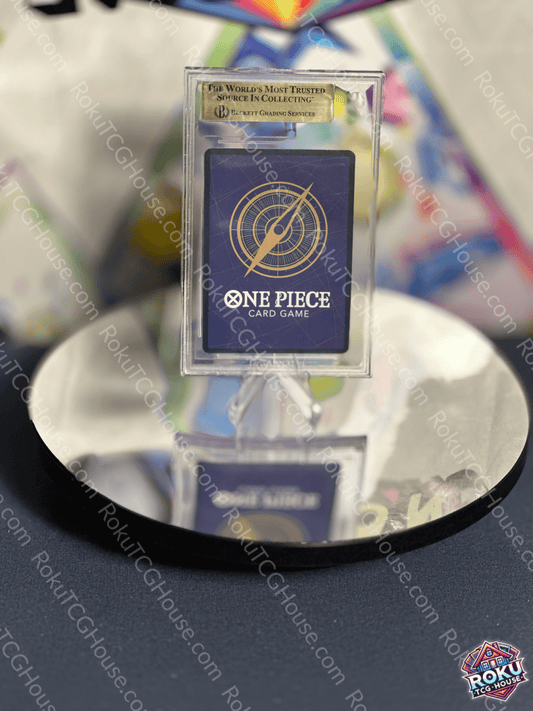 Back of Crocodile – Romance Dawn – One Piece Card (BGS 9.5).