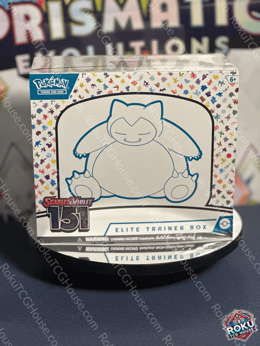 Front of Scarlet & Violet: 151 – Pokémon TCG Elite Trainer Box.