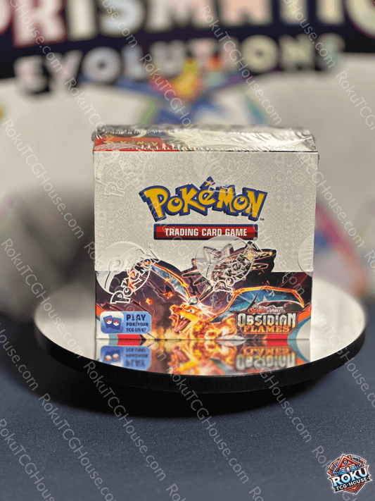 Front of Obsidian Flames – Pokémon TCG Booster Box.