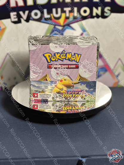 Front of Vivid Voltage – Pokémon TCG Booster Box.