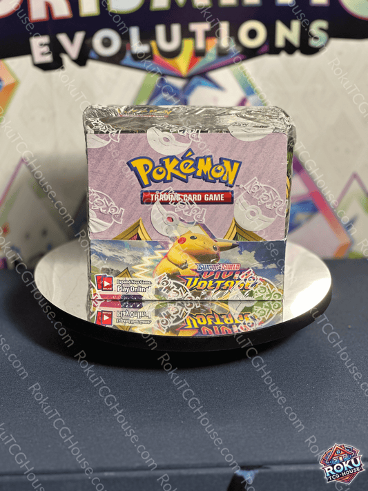 Front of Vivid Voltage – Pokémon TCG Booster Box.