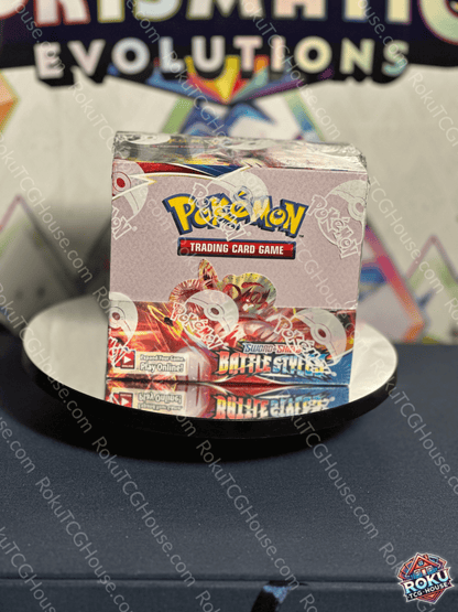 Front of Battle Styles – Pokémon TCG Booster Box (SWSH05).