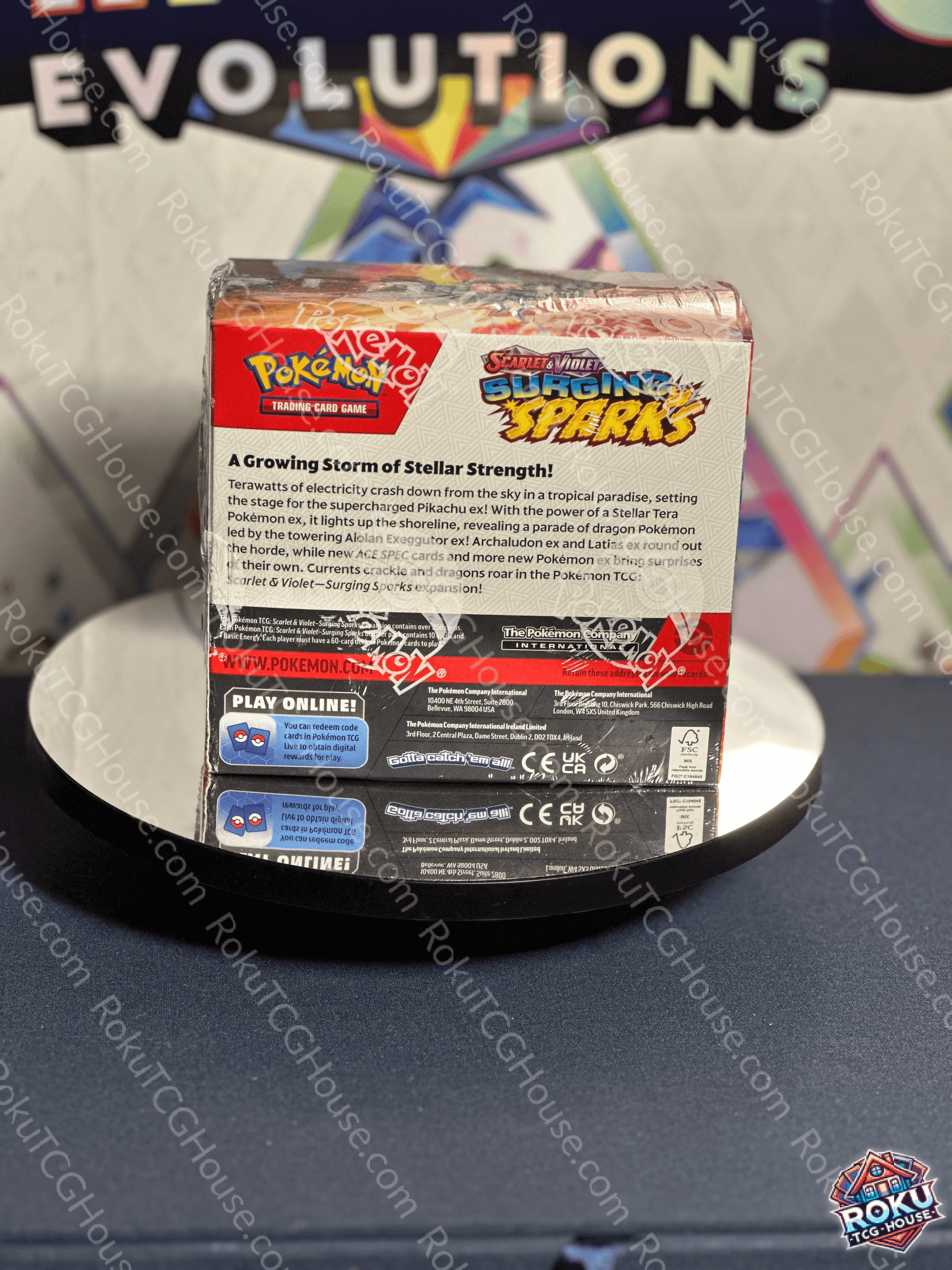SV08: Surging Sparks - Booster Box RokuTCGHouse SV08: Surging Sparks - Booster Box RokuTCGHouse