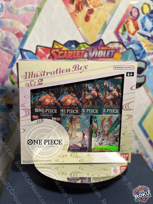 Front of One Piece TCG: Illustration Box Vol. 2 – One Piece Trading Card Game illustration box.