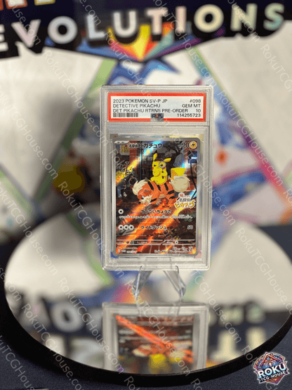 Detective Pikachu - SV: Promo (JP) - Pokemon Card (PSA 10)