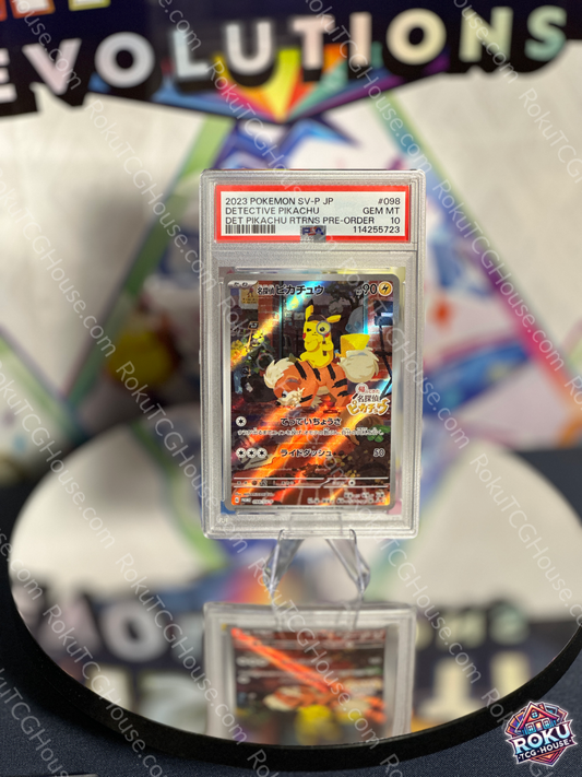 Detective Pikachu - SV: Promo (JP) - Pokemon Card (PSA 10)