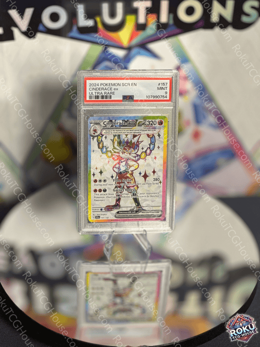 Cinderace EX - Stellar Crown - Pokemon Card (PSA 9)
