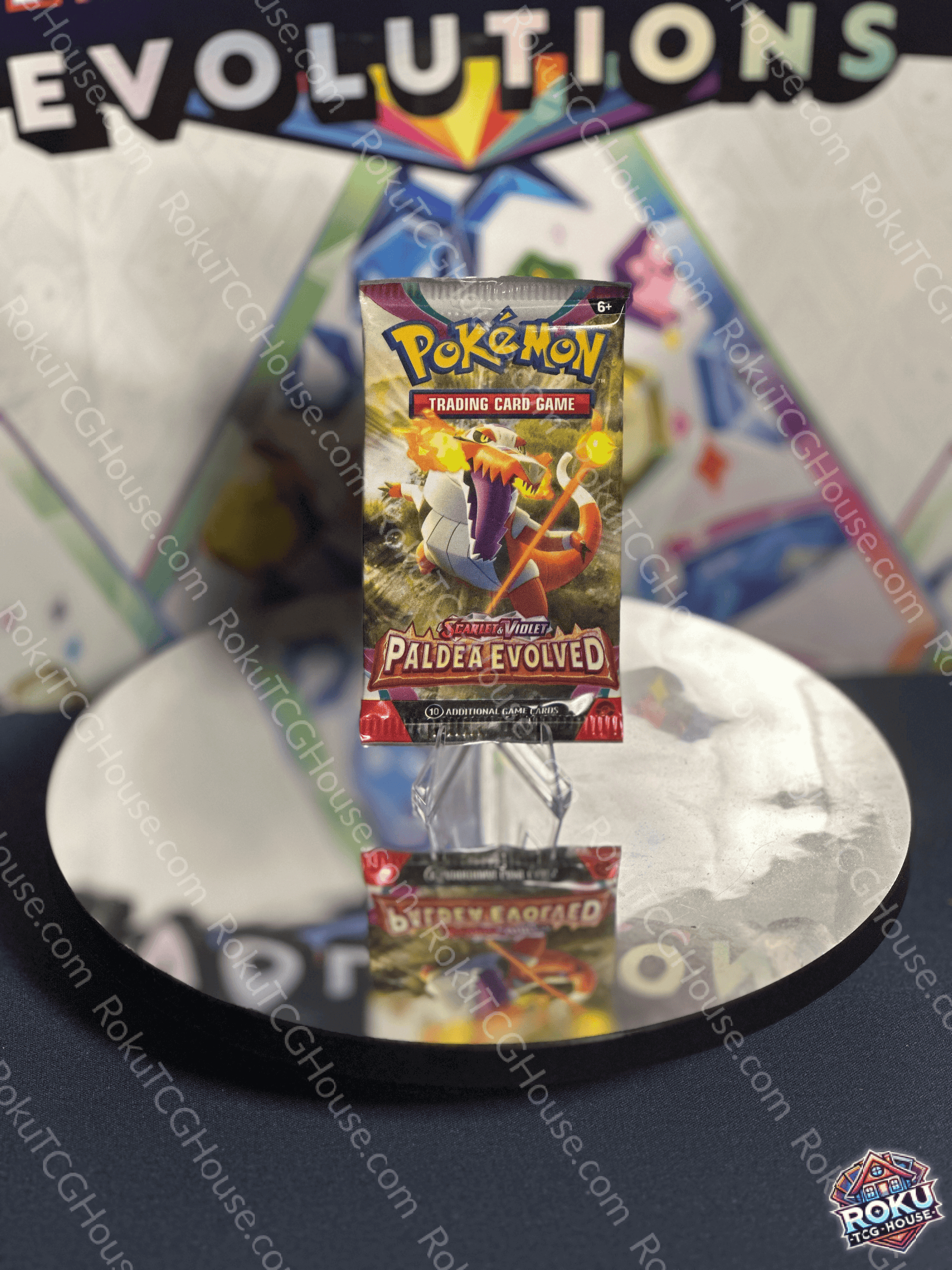 Front of Paldea Evolved – Pokémon TCG Booster Pack.