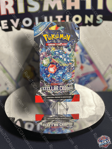 Stellar Crown - Booster Pack sleeved sealed Pokemon TCG card pack