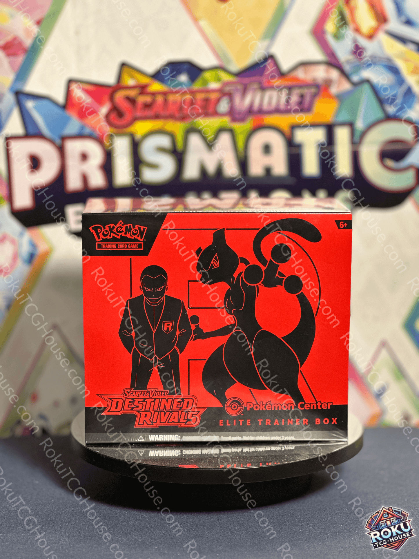 Front of Destined Rivals – Elite Trainer Box (Pokémon Center Exclusive) – Pokémon Trading Card Game