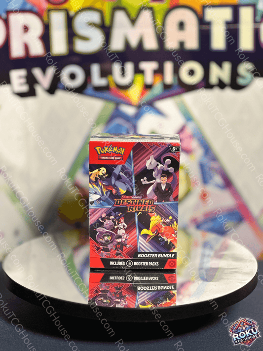 Front of Destined Rivals – Booster Bundle – Pokémon Trading Card Game booster pack set (NM).