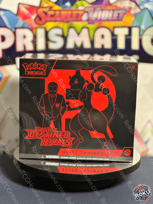 Front of Destined Rivals – Elite Trainer Box – Pokémon Trading Card Game Elite Trainer Box (NM).