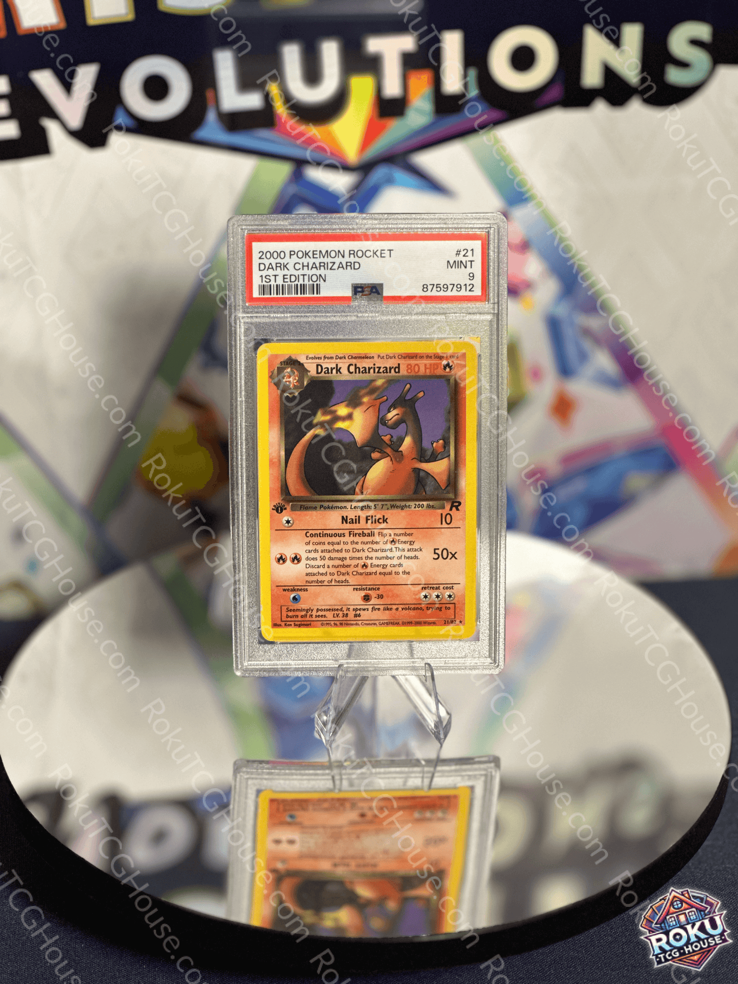 Dark Charizard - Team Rocket - Non-Holo 1st Ed. Pokemon Card