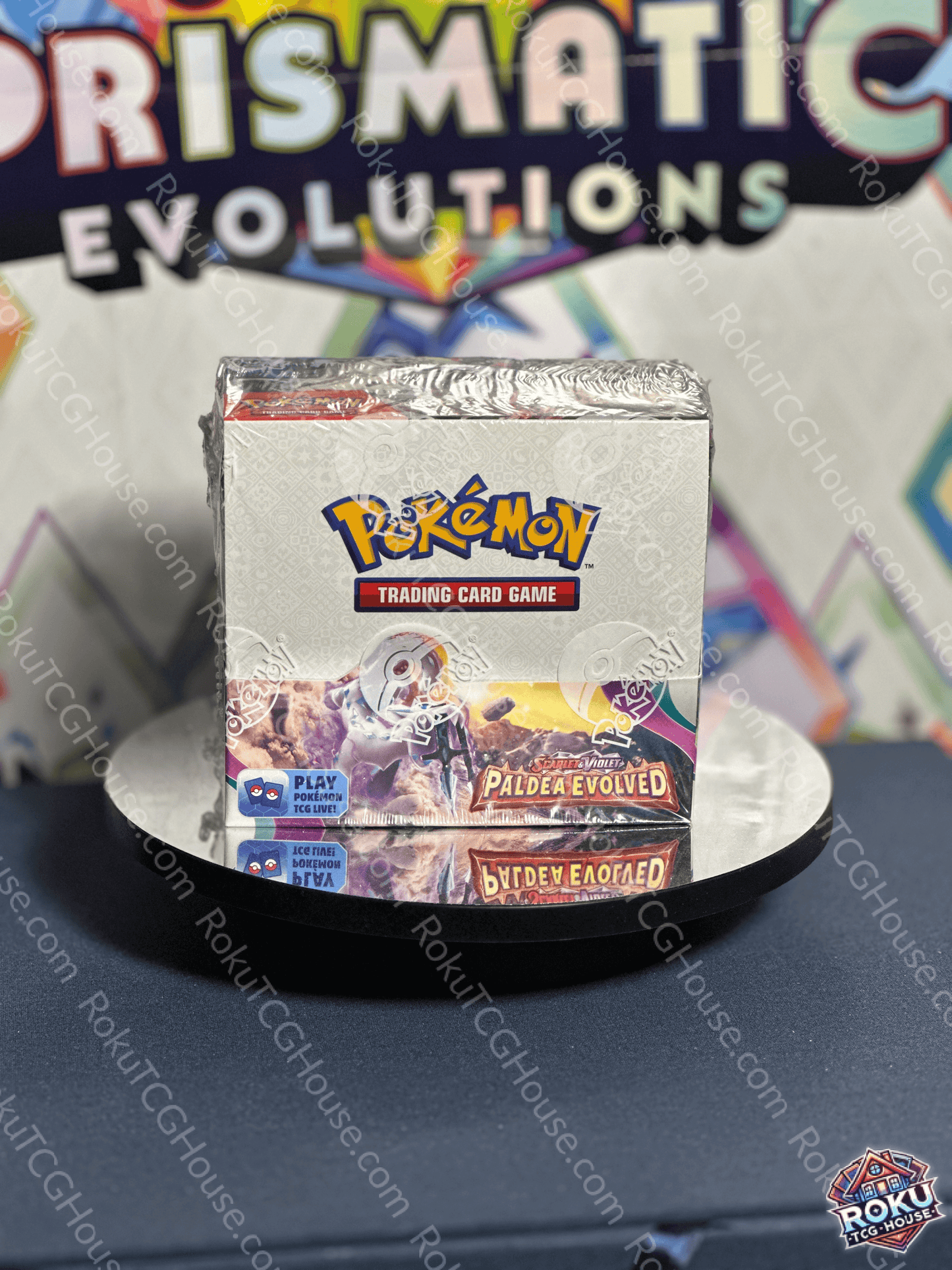 Front of Paldea Evolved – Pokémon TCG Booster Box.