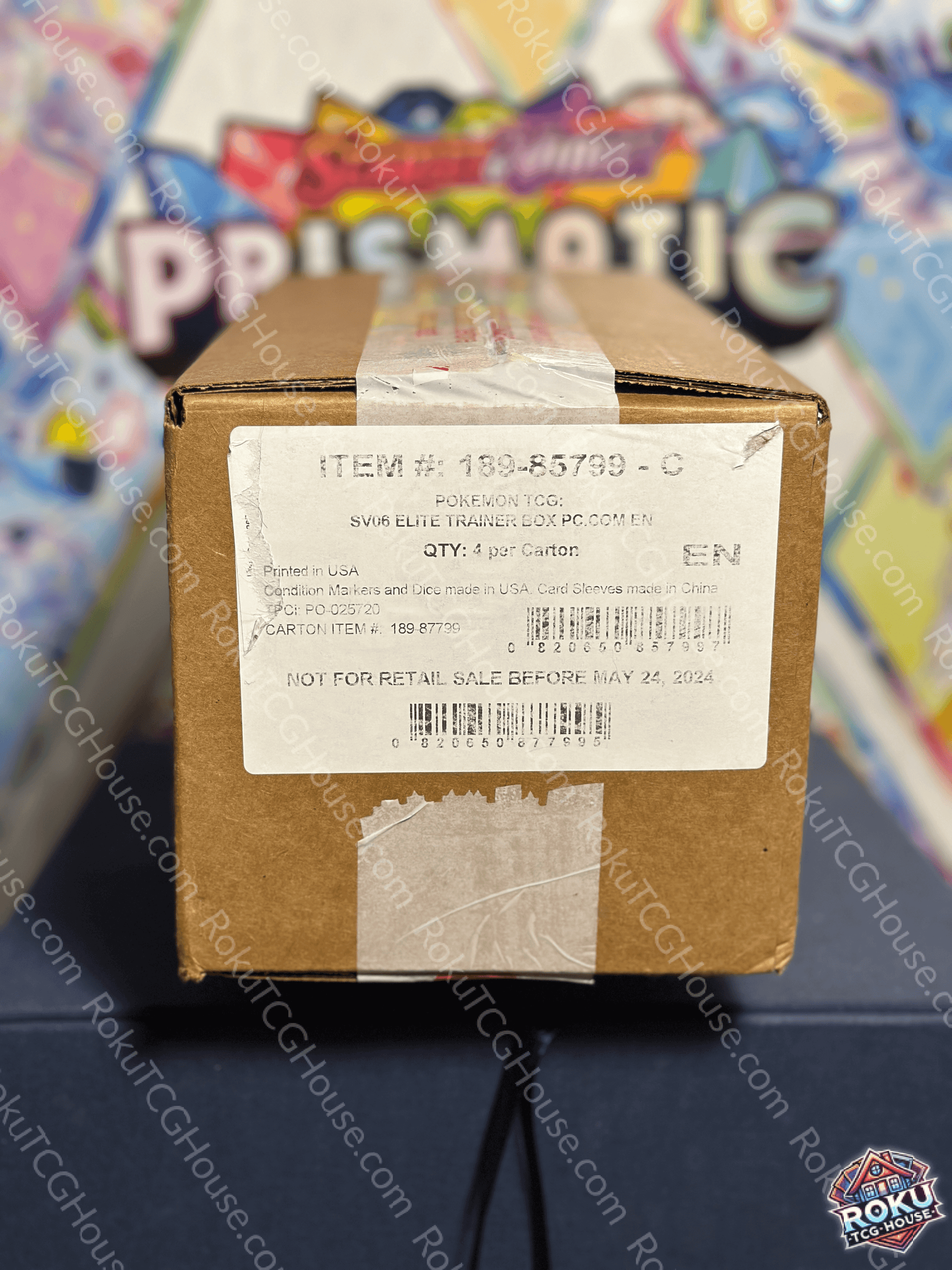 Front of Twilight Masquerade – Pokémon Center Elite Trainer Box (Case).