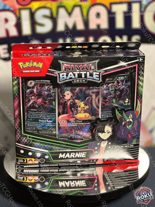 Front of Pokémon TCG: Rival Battle Deck (Marnie) – Pokémon Trading Card Game Deck.