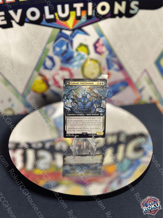 Front of Exdeath, Void Warlock (Extended Art) - Final Fantasy - Magic: The Gathering Card (Near Mint)