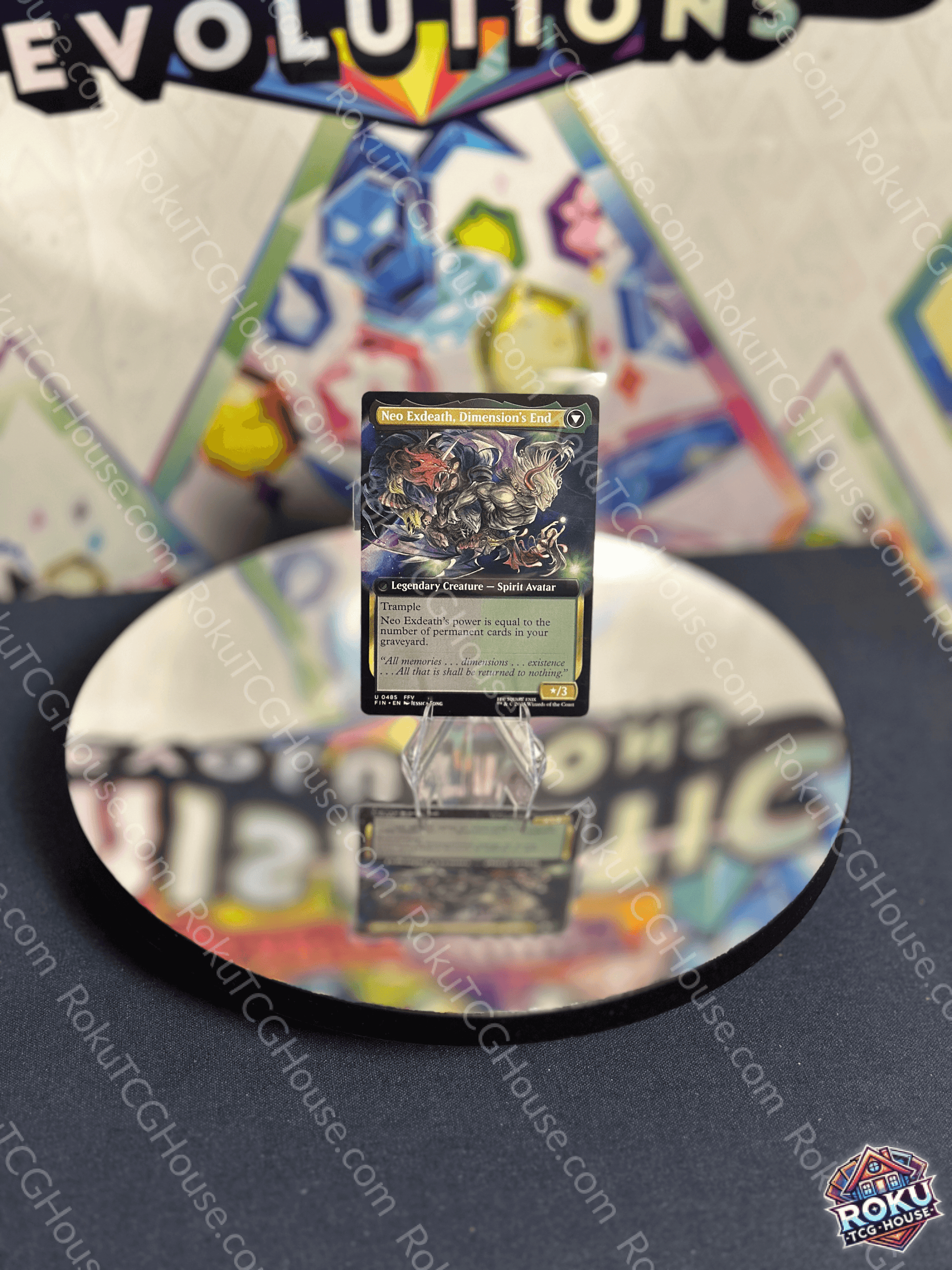 Back of Exdeath, Void Warlock (Extended Art) - Final Fantasy - Magic: The Gathering Card (Near Mint)