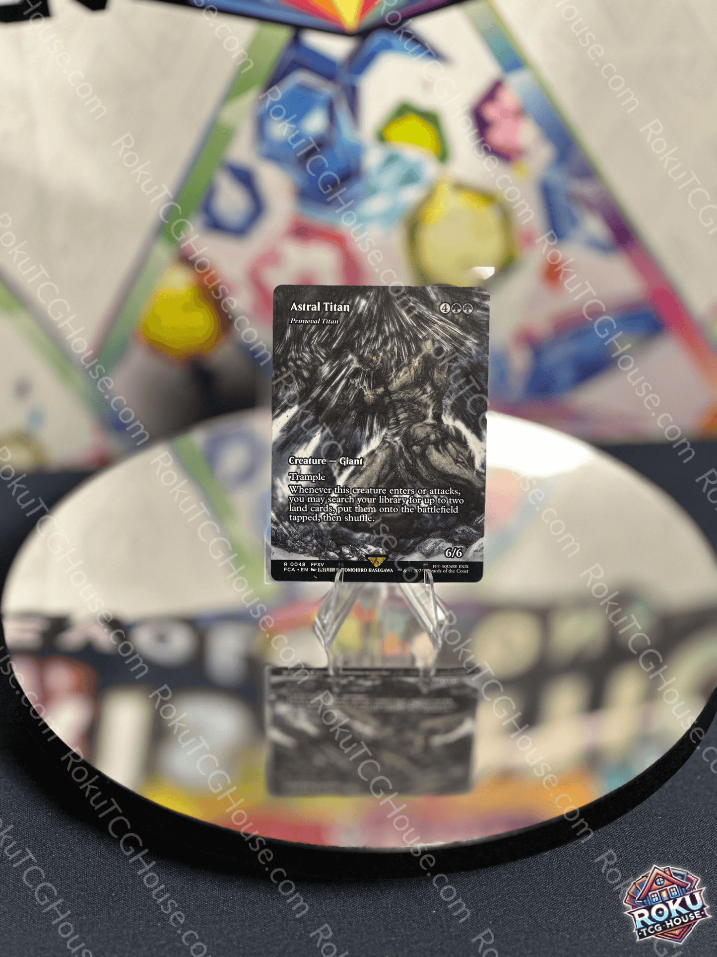Front of Astral Titan - Final Fantasy - Magic: The Gathering Card (Near Mint)