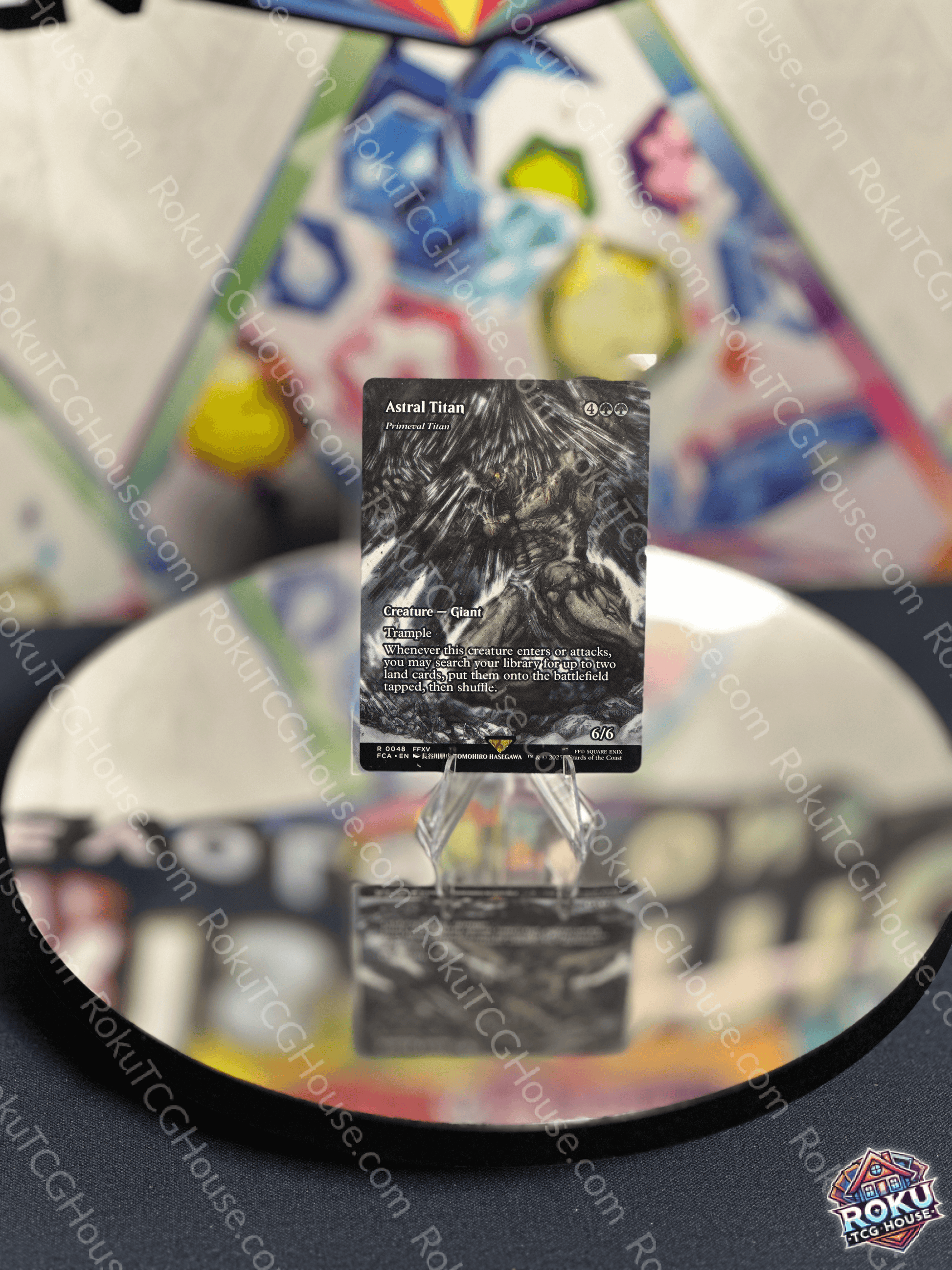 Front of Astral Titan - Final Fantasy - Magic: The Gathering Card (Near Mint)