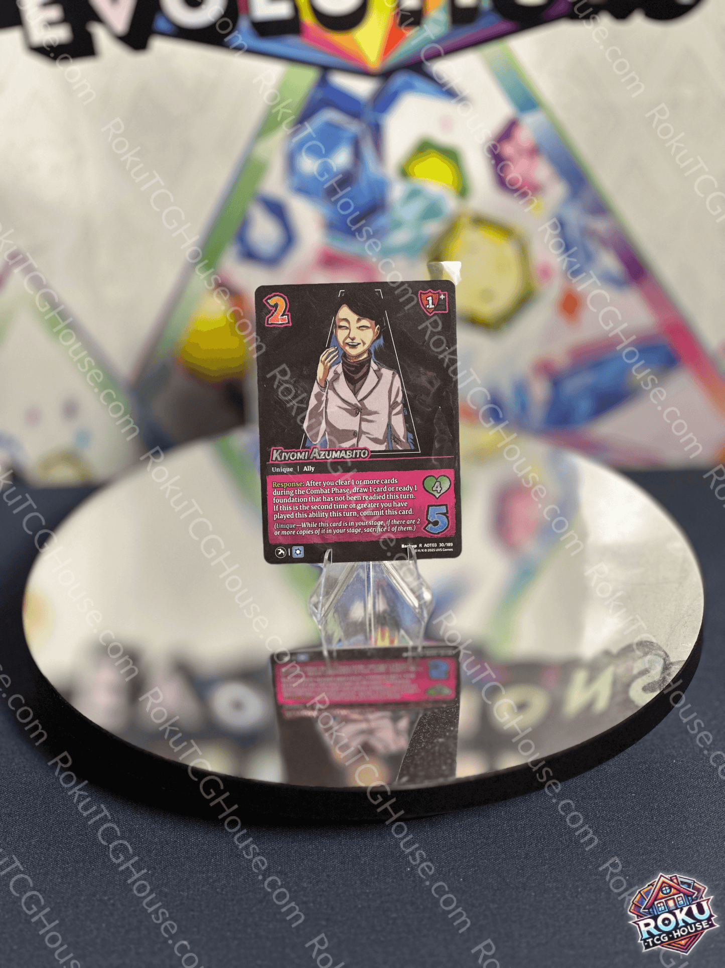 Front of Kiyomi Azumabito (Foil) - AOT: Apocalypse - Universus Card in near mint condition