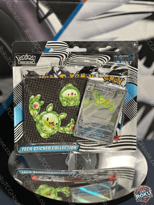 Black Bolt - 3 Pack Blister (Reuniclus) front packaging showing promo card, stickers, and booster packs