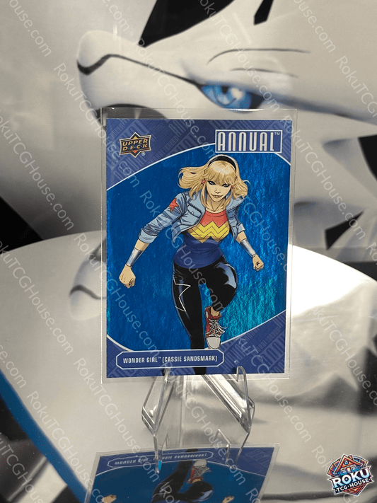 Wonder Girl (Cassie Sandsmark) (Blue Foil) - DC Annual 23-24 Card (NM)