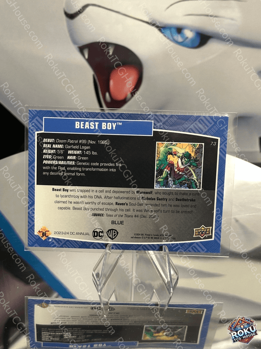 Beast Boy (Blue Foil) - DC Annual 23-24 Card (NM)