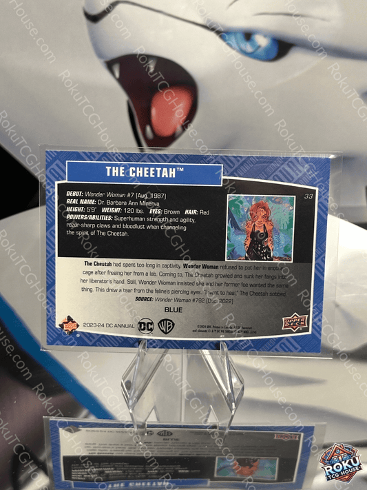 The Cheetah (Blue Foil) - DC Annual 23-24 Card (NM)