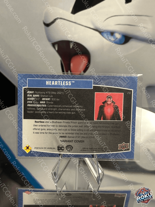 Heartless (Cover Variant) - DC Annual 23-24 Card (NM)