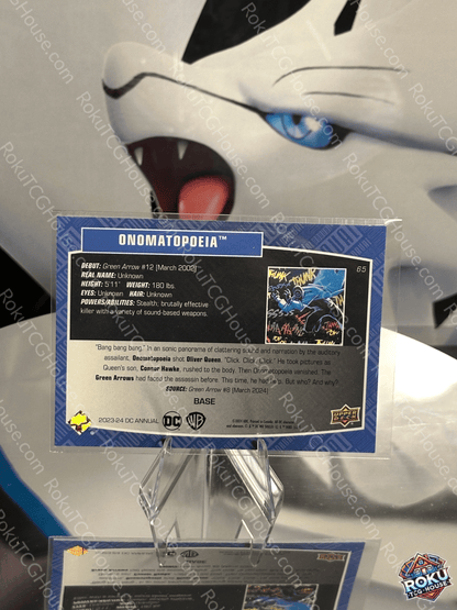 Onomatopoeia - DC Annual 23-24 Card (NM)