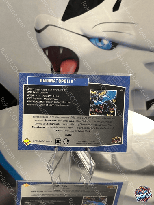 Onomatopoeia - DC Annual 23-24 Card (NM)