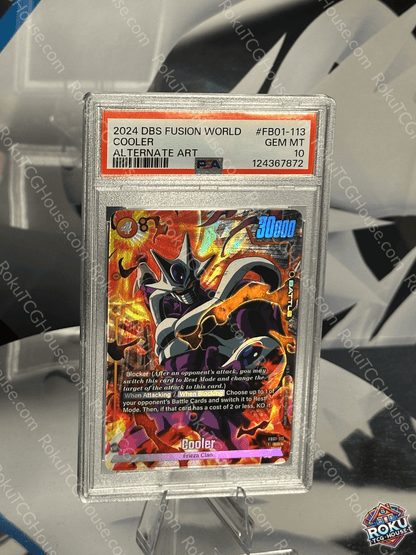 Cooler (FB01-113) - Awakened Pulse - Dragon Ball Super Card (PSA 10)