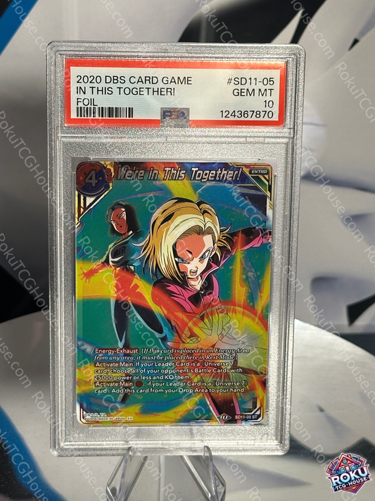 We're In This Together! - Dragon Ball Super Card (PSA 10)