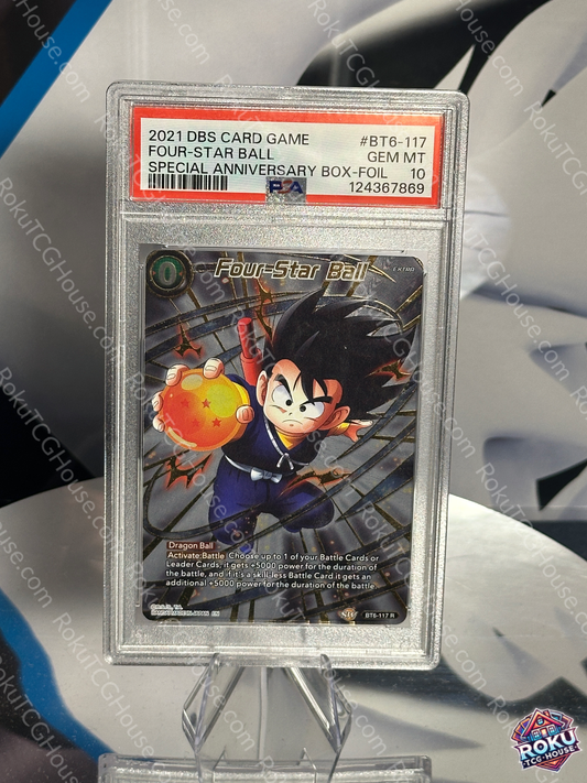 Four Star Ball - Dragon Ball Super Card (PSA 10)